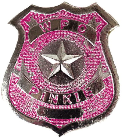 Badge politie pink