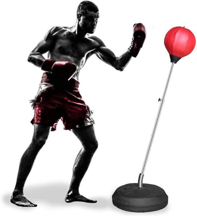 DailySupplies® Boksbal Staand - Boxbal Volwassenen - Bokszak - Zwart