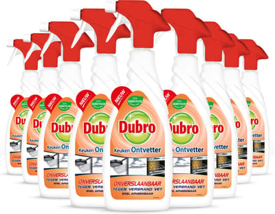 Dubro Keuken Ontvetter Spray 10 Stuks - Voordeelverpakking