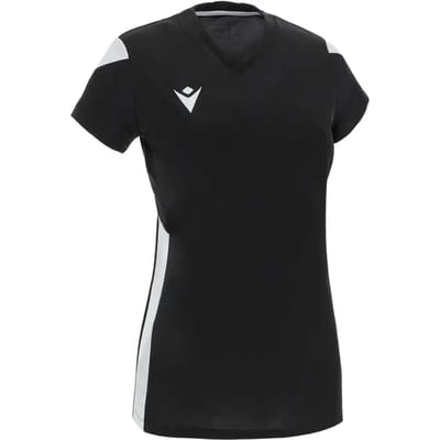 Macron Oxygen Shirt Korte Mouw Dames - Wit / Zwart | Maat: XL