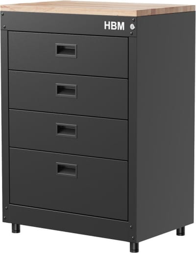 Ladenkast 71 cm - 4 laden (Maximale Belasting van 225 kg)