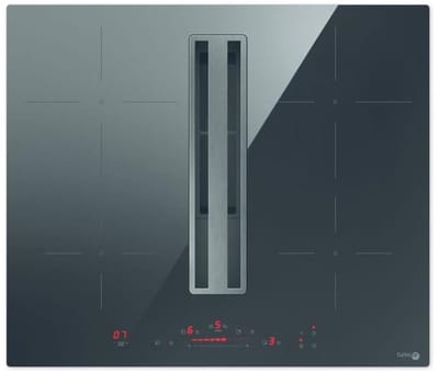Turboair Impulso Zwart Ingebouwd 60 cm Inductiekookplaat zones 4 zone(s) Inbouw afzuigkap