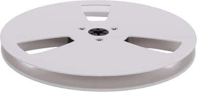 Lege Opwikkelspoel - Tape Spoel - Analoge Opnames - NAB Flens 3 Gaten - 7 Inch Diameter - Wit
