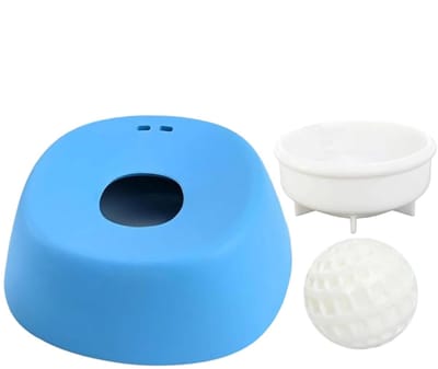 Ynkkvre - Hondenkom - Slow feeder kom - Anti-slokkom voor honden - Kom met antislipontwerp - Langeweile verlichting - Bolvormige Design voor Langzamer Eten - Geschikt voor Puppy's & Senior Honden - Eenvoudig te Vullen & Reinigen