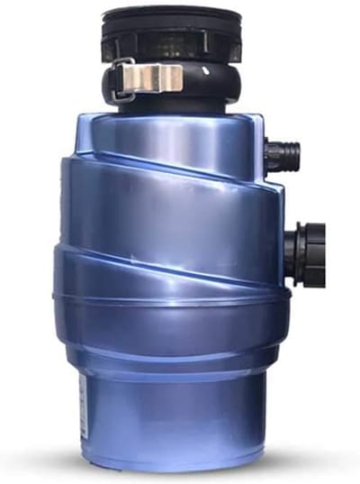 Afvalverwijderaar Keuken - Levensmiddelafval - Afval Verwerken - Overbelastingsbeveiliging - 330 x 220 mm - Blauw