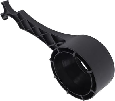 Reparatiesleutel Waterontharder - Onderhoudstool Klep - Waterkwaliteit Verbeteren - Duurzaam ABS Materiaal - 365 x 13 cm - Zwart
