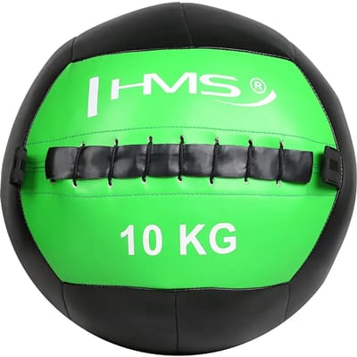 HMS WLB Serie - Fitnessbal - 10 kg - Synthetisch Leer - Groen