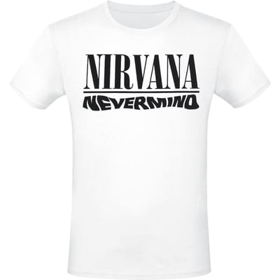 Nirvana T-shirt - Nevermind - XL tot 3XL - voor Mannen - wit