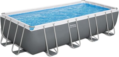 Bestway Zwembadset Mistral rechthoekig 549x274 cm grijs