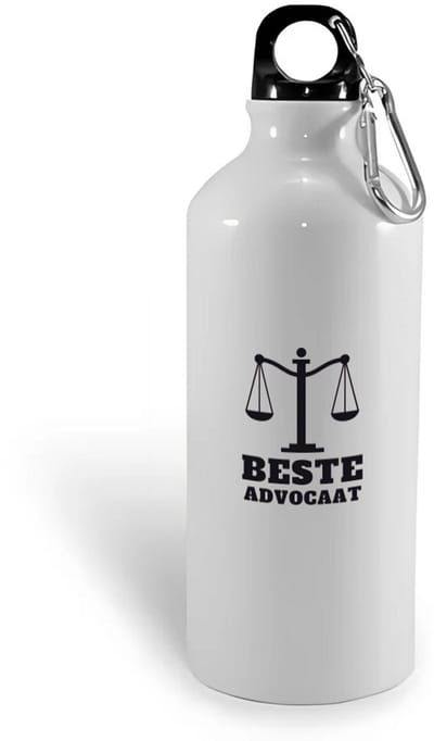 Hacebo® - beste advocaat waterfles - Beste advocaat - collega - cadeau - water fles - 400ML