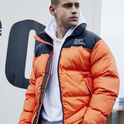 Heren Katoengewatteerd Herenmode Herenjas Winter Kraag Kleurafstemming Katoengewatteerde Jas Man 3XL brown