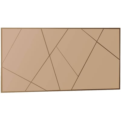 Asir - Spiegel - Bronzen - 100% MDF - 66 x 126 x 7 cm