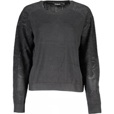 Knit Jumper met Kantdetails De29213
