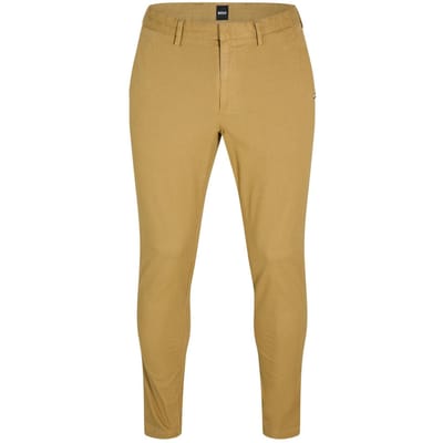 Boss Heren Logo Slim Broek (Licht Beige)