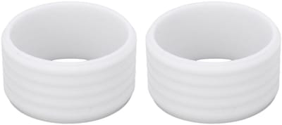 Dailygoods- Tennisracket Grip - Zweetabsorberende Siliconen Ring - 2 Stuks - Antislip Handvat - Versterkte Bevestigingsring - Lichtgewicht 5g - Overgrip
