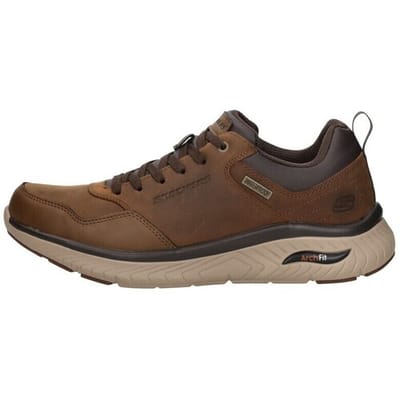 Skechers Skechers Arch Fit Crosser Sneakers bruin Leer
