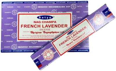 Satya Nag Champa - French Lavender - wierook stokjes - 12 pakjes per doos