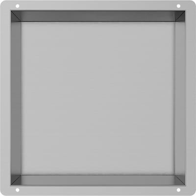 RVS Inbouwnis met tegelflens 30x30x7cm - Inbouwnis badkamer en Douche