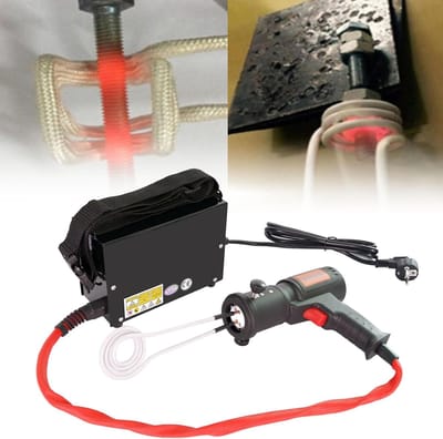 Inductie Verwarming Tool - Magnetische Heater - Metaal Verwarmen - Vlamloos Ontwerp - 1500W - Zwart