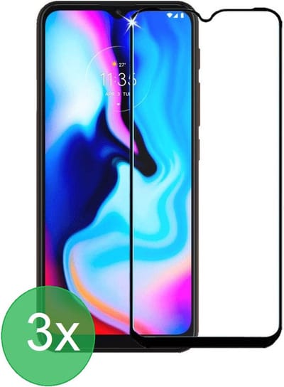 Geschikt Voor: Motorola Moto G50 5G Full Screenprotector 3x - screen protector - volledige glas - bescherming - beschermglas - ZT Accessoires