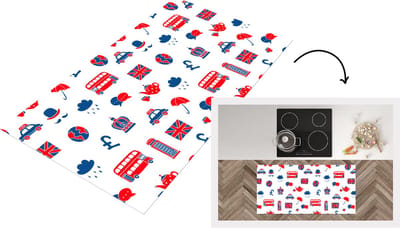 Keukenloper - Loper keuken - Engeland - Patronen - Londen - 120x60 cm - Keukenloper vinyl
