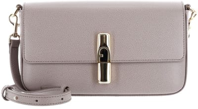 FURLA Leren schoudertas Iride Crossbody Bag Cachemire Gray Taupe