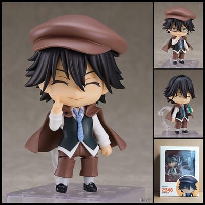 Nieuwe Bungo Stray Dogs Anime 893# Nakajima Atsushi Dazai Osamu Edogawa Rampo Figuren Speelgoed Cartoon Model Beweegbare Pop Kerstcadeau gray