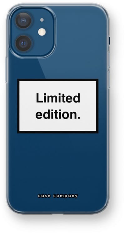 Case Company® - Hoesje geschikt voor iPhone 12 mini hoesje - Limited edition - Soft Cover Telefoonhoesje - Bescherming aan alle Kanten en Schermrand