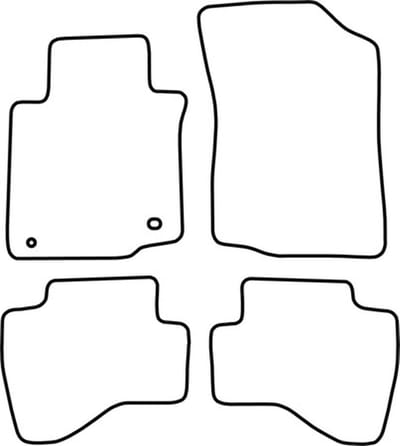 Automatten | Mattenset Citroen C1 - 2005 - 2010