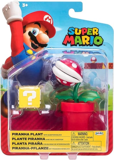 Jakks Pacific -  401254 - Piranha plant collectiie speelfiguur - 6 cm - uit de Super Mario Mini Action Figure serie