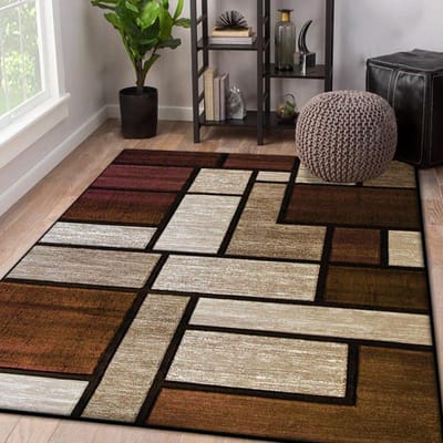 Noords Geometrisch Woonkamer Tapijt Abstracte Huisdecoratie Groot Oppervlak Antislip Kleden Lounge Slaapkamer Pluizig Pluche Vloermat Zacht 60*90cm