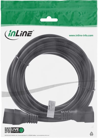 C19 - C20 stroomkabel voor UPS/PDU - 3x 1,50mm / zwart - 10 meter