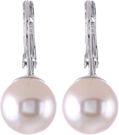 Behave - Parel oorstekers wit 3 cm - elegante avondstijl trend