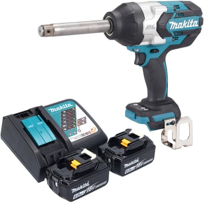 Makita DTW 1005 RG accu slagmoersleutel 18 V 1360 Nm 3/4" borstelloos + 2x accu 6.0 Ah + lader