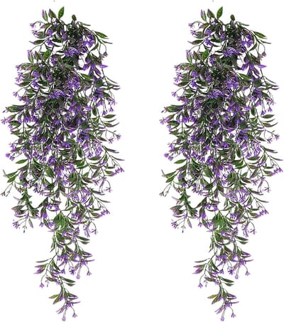 Dailygoods - Set van 2 Kunstmatige Hangplanten - Decoratie voor Binnen en Buiten