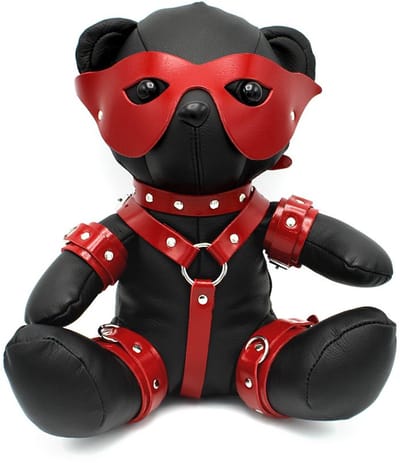 Kiotos Leather - EDDY de BDSM Teddybeer - Red Spankee - Leder