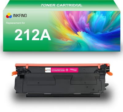 INKFIND 212A (W2123A) Magenta tonercartridge compatibel met HP 212A (W2123A) Magenta toner cartridge - 1-pack Magenta