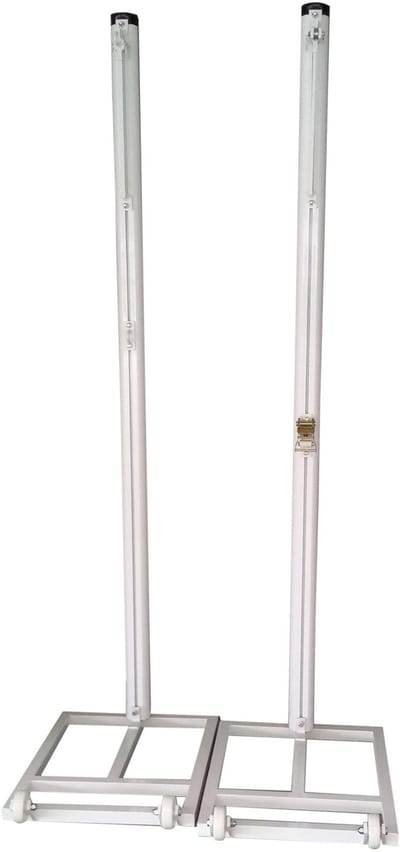 Set Aluminium Volleybalpalen Verplaatsbaar Ø 90mm