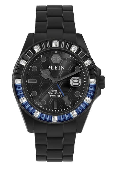 Philipp Plein Gmt-I Challenger Baguettes PWPZA0424 Horloge - Staal - Multi - Ø 44 mm
