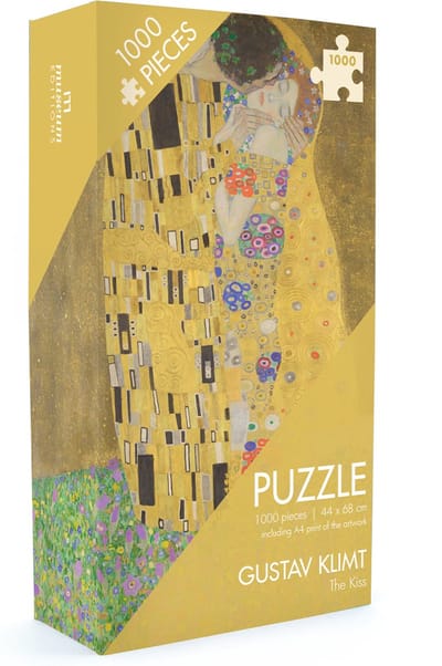 Lanzfeld - Puzzel Volwassenen - 1000 Stukjes - Gustav Klimt - De Kus - Kunst