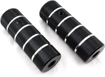 Set van 2 Aluminium Voetsteunen voor BMX en Mountainbike - Antislip Fietspeggen van 110mm