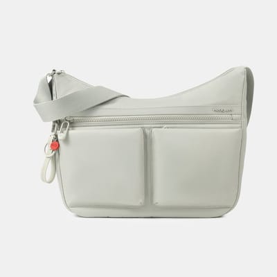 Hedgren ALEX grote crossbodytas A4 met RFID – 100% gerecycled RPET – Waterafstotend - Pussywillow Grey