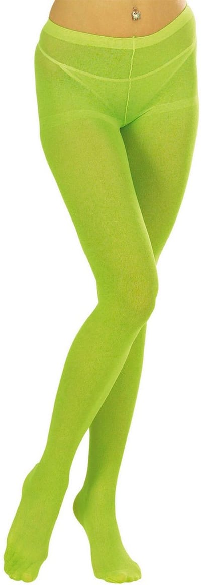Neon panty 40den groen