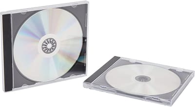 Cosensi - Dailygoody - CD Jewel Case - Standaard CD Verpakking - 25 Stuks - Geschikt voor CD's - Voorkomt krassen - Zwart