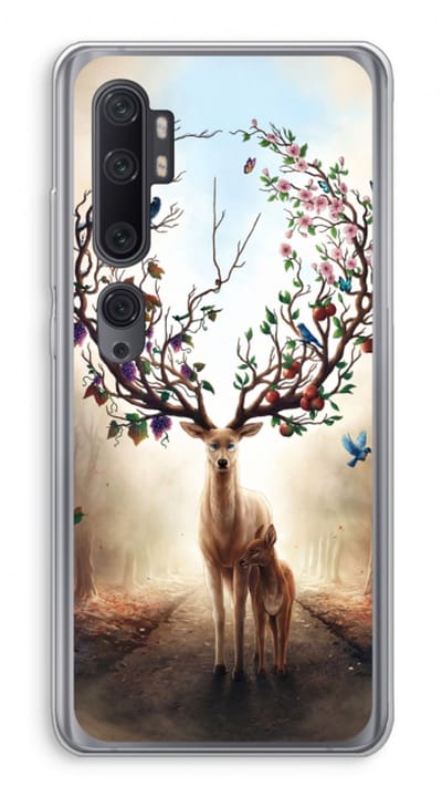 Case Company® - Hoesje geschikt voor Xiaomi Mi Note 10 hoesje - Seasons Change - Soft Cover Telefoonhoesje - Bescherming aan alle Kanten en Schermrand