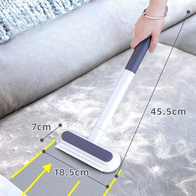 Multifunctionele Kleding Huisdier Haarverwijderaar Borstel Handmatige Pluis Kat Hond Haar Schoonmaak Gereedschappen Wasbare Truien Sofa Kleding Haarborstel gray