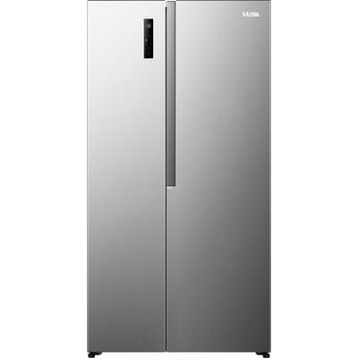 ETNA AKV6178RVS - Amerikaanse koelkast - No-Frost - 178 cm hoog - 544 liter - Energielabel C - Invriesvermogen 12 kg/24u - Geluidsniveau 37 dB - LED Display - SuperCool - FastFreeze - Deuralarm - Interter Compressor - Multi Airflow - Energy Saving