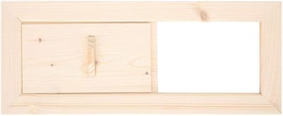 Hemlock Sauna Ventilatie Rooster voor Optimale Luchtcirculatie in Sauna Kamers, Essentiële Accessoires voor Sauna Ervaringen