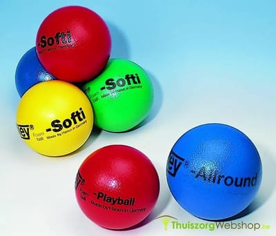 Zachte Volley Schuimbal : 16 cm - Playball grote veerkracht
