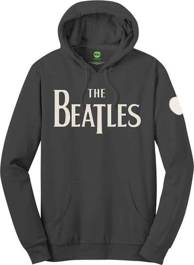 The Beatles - Logo & Apple Hoodie/trui - L - Zwart